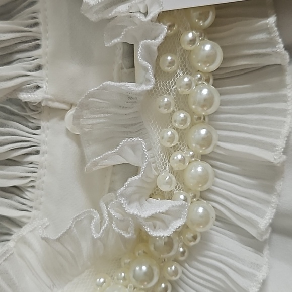 NEW WITH TAGS, ZARA SHEER TOP - Picture 2 of 5